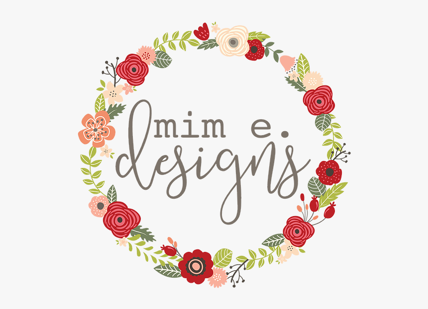 Flower Wreath With Mem E - Font, HD Png Download