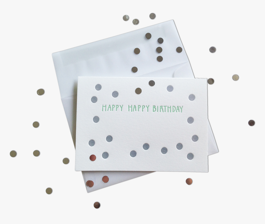 Transparent Birthday Confetti Png - Polka Dot, Png Download