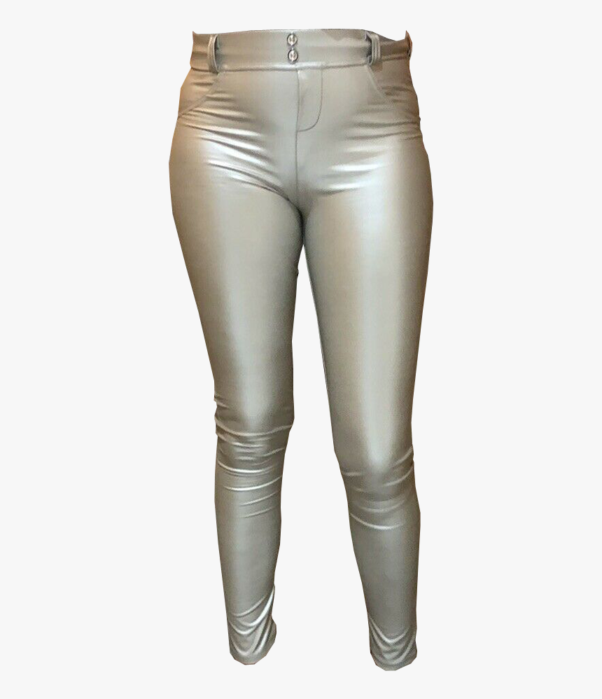 Silver Leggings - Spandex, HD Png Download