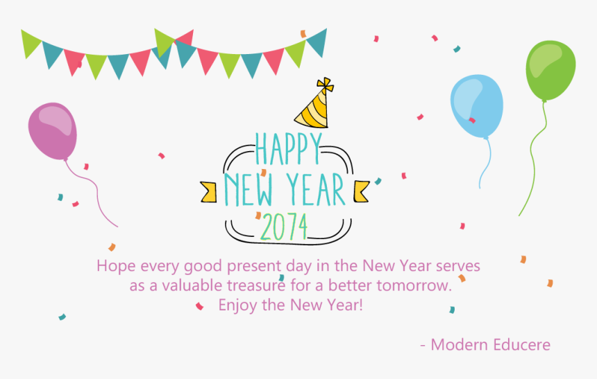 Happy New Year 2017 Modern, HD Png Download