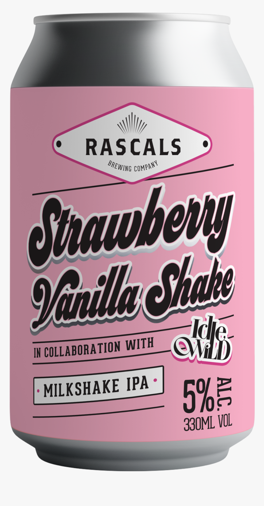 Rascals Brewery Milkshake Can-photo Credit - Bottle, HD Png Download