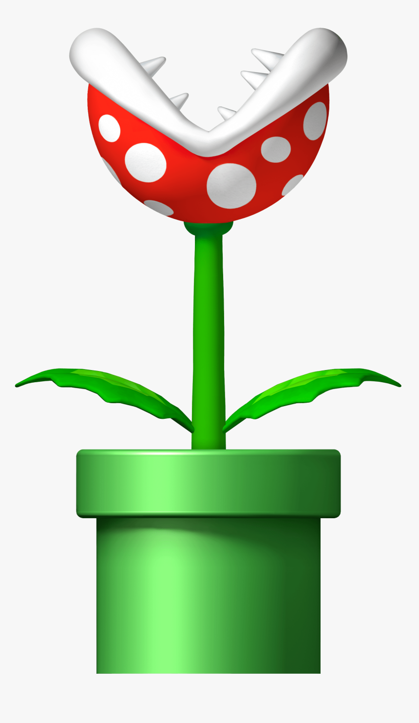 Super Mario Piranha Plant - Mario Piranha Plant, HD Png Download