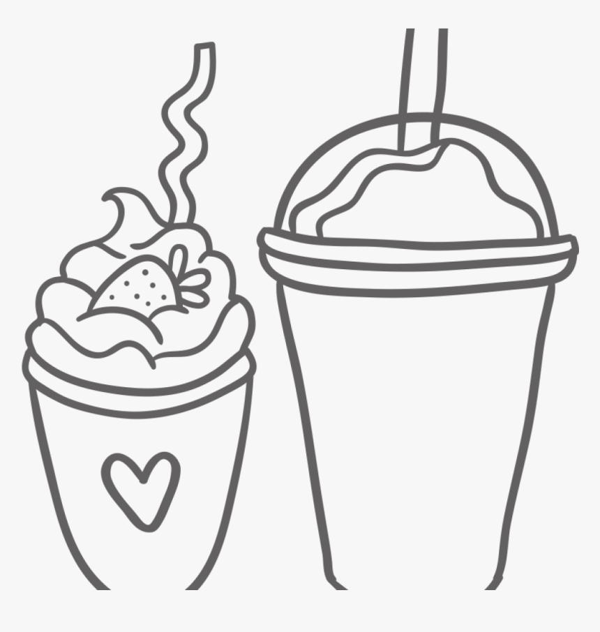 I Love Milk Shakes - Milkshake Easy Drawing, HD Png Download