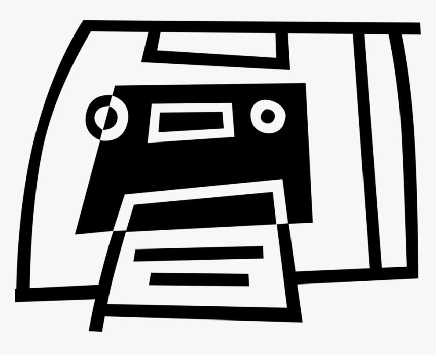 Vector Illustration Of Cassette Tape Audio Cassette, HD Png Download
