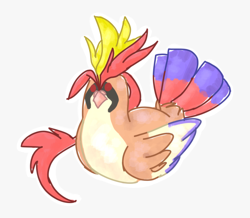 Anime Hair Pigeon - Cartoon, HD Png Download