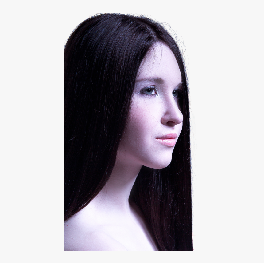 Woman With Long Healthy Straight Hair Png Image - Women Straight Hair Png Transparent, Png Download