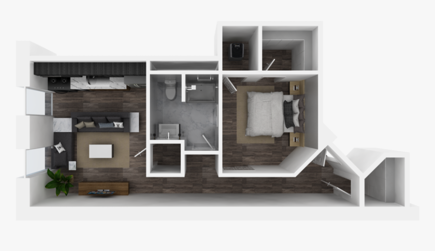 S124 Typica Unit Type 5 Plans Floor 2 5 Scene - Floor Plan, HD Png Download