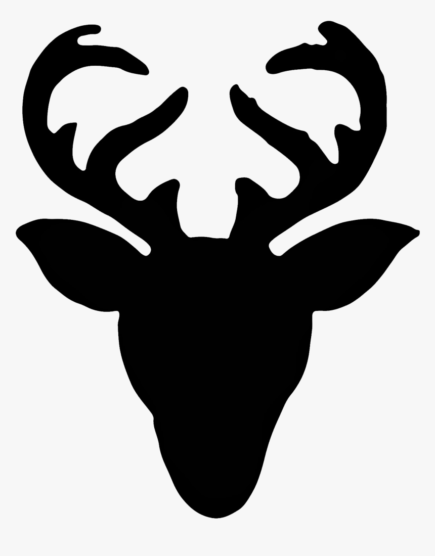 Reindeer Sign Reindeer Silhouette, Silhouettes And - Reindeer Head Silhouette Clipart, HD Png Download