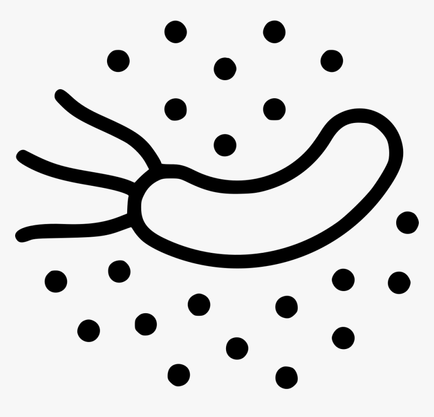 Virus Microbe Germs Bacterium - Bacteria Clip Art Free, HD Png Download