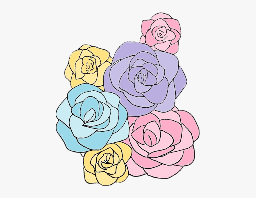 Flower, Grunge, Kawaii - Floribunda, HD Png Download