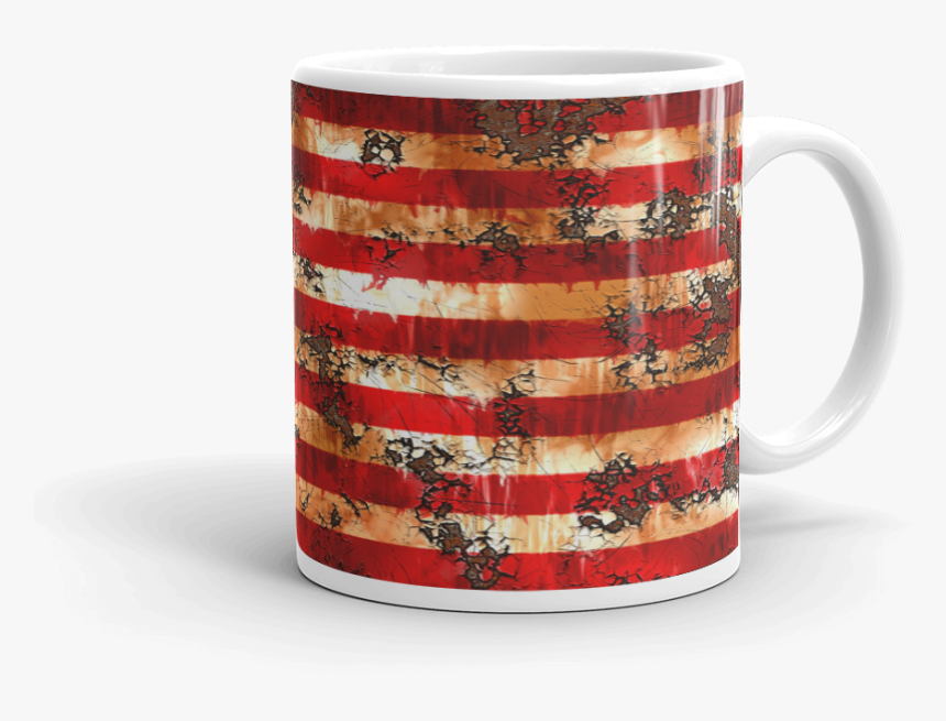Grunge American Flag Png Transparent Background - Coffee Cup, Png Download