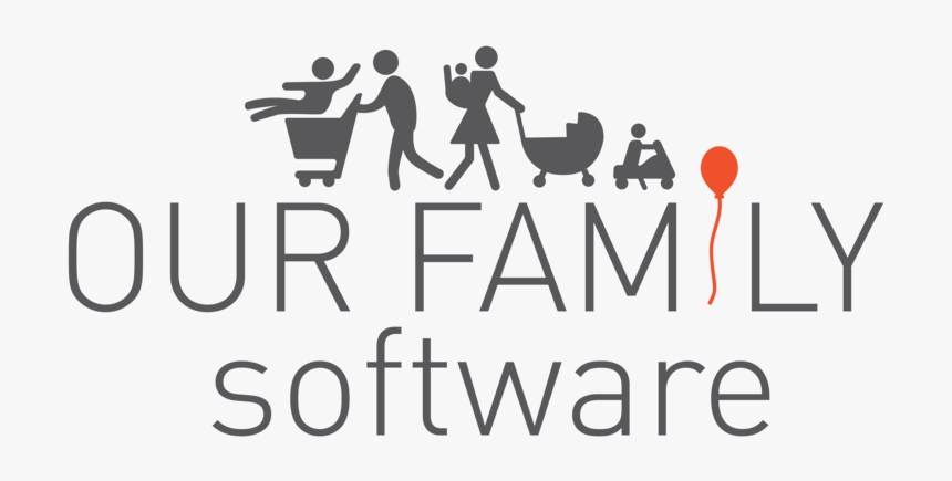Our Family Software Updated Logo 01 V - Silhouette, HD Png Download