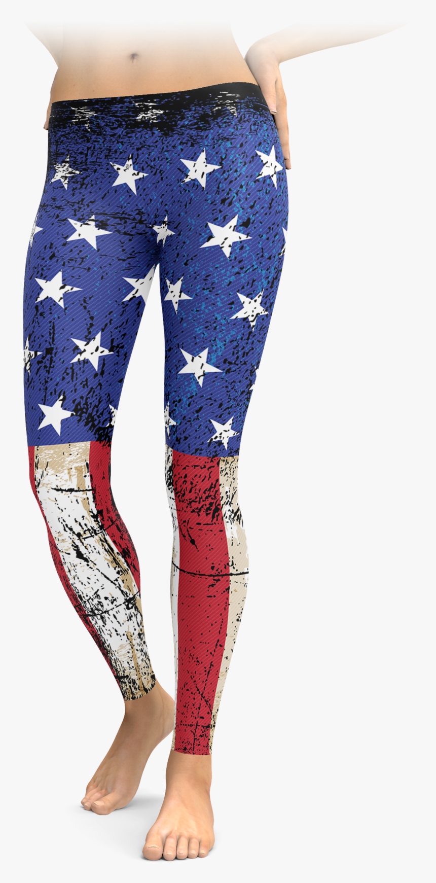 Upside Down Cross Leggings, HD Png Download