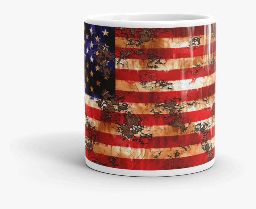 Usa Flag Grunge Coffee Mug - Lampshade, HD Png Download