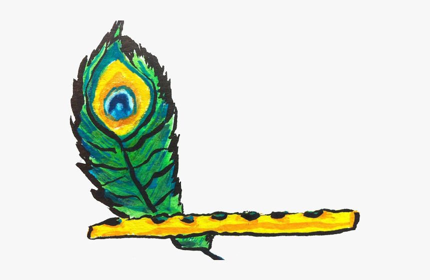 Flute Clipart Mayilpeeli - Mayilpeeli Cartoon, HD Png Download