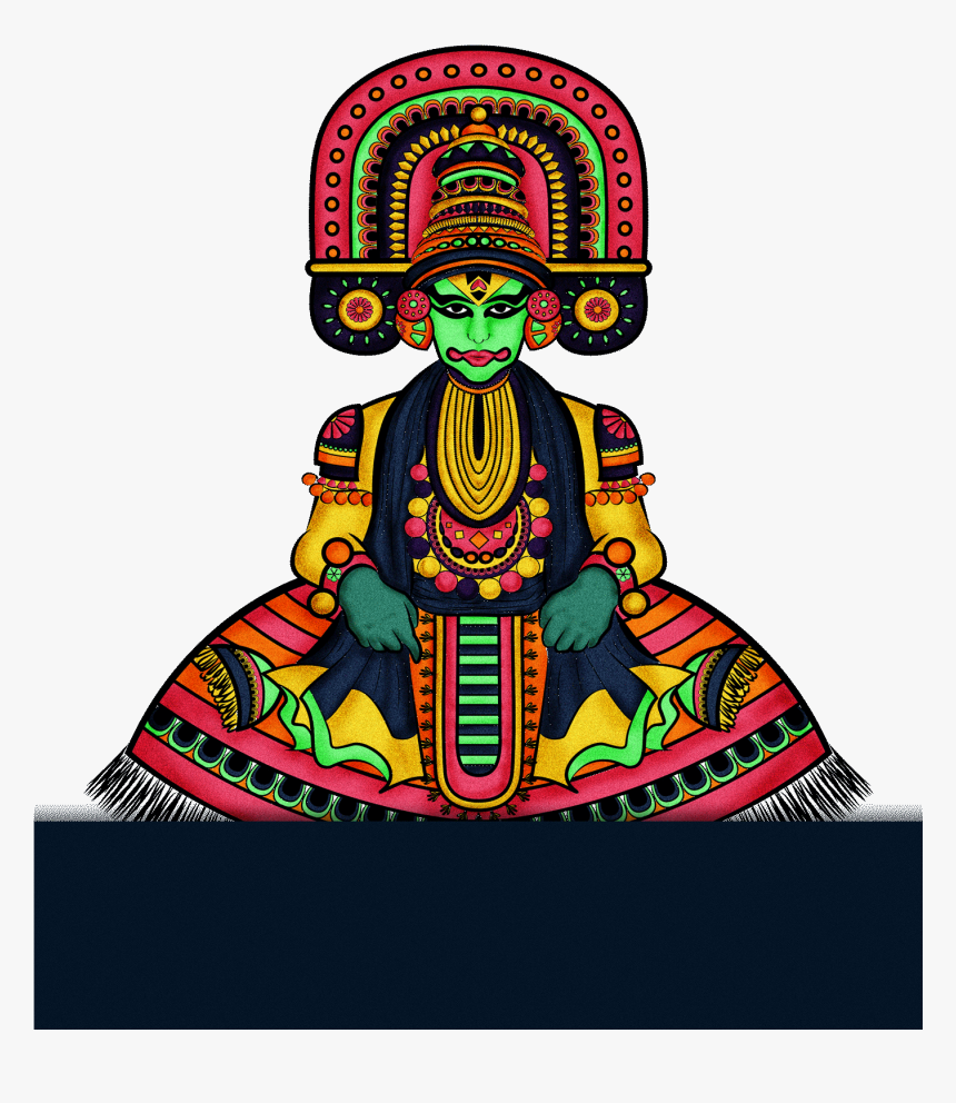 Based On The Various Themes Of The Puranas, The Dance - Onam Decorations Lulu Mall, HD Png Download