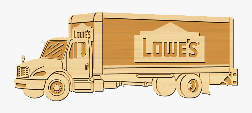 Wooden-semi - Truck, HD Png Download