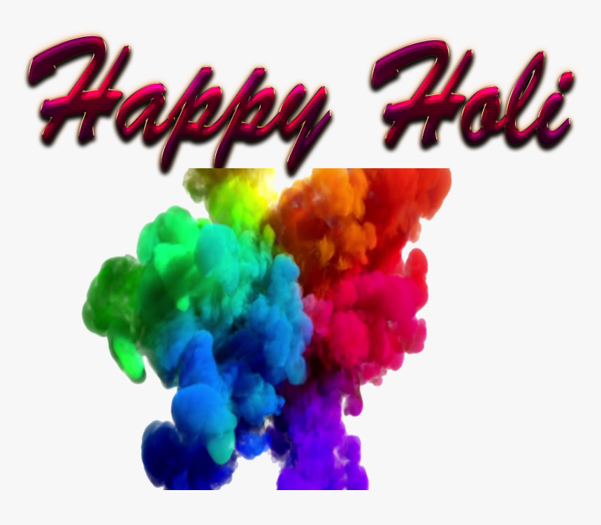 Holi 2019 Png Background - Portable Network Graphics, Transparent Png