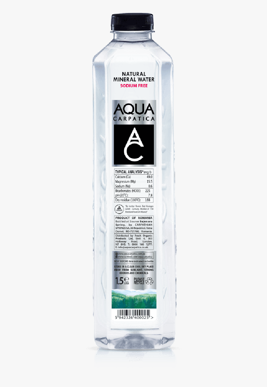 Still Natural Mineral Water - Aqua Carpatica, HD Png Download