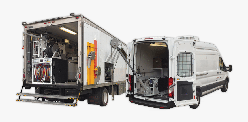 For High Cube Truck Page Water Well Grout Truck Combo - Trailer Truck, HD Png Download