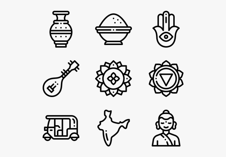 India - Iconos De Colombia, HD Png Download