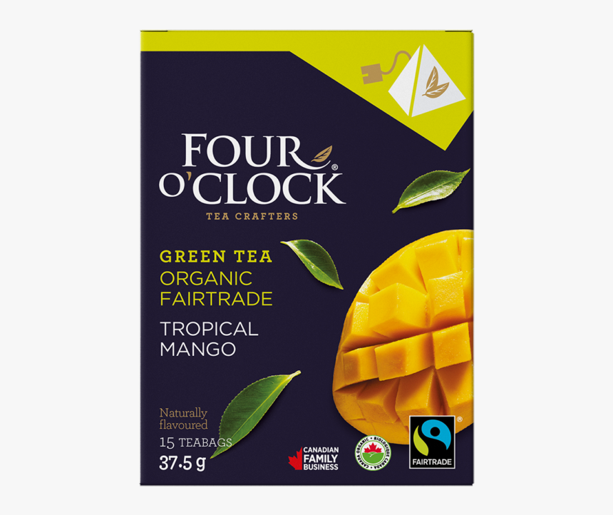 Green Tropical Mango - White Tea Teabag, HD Png Download