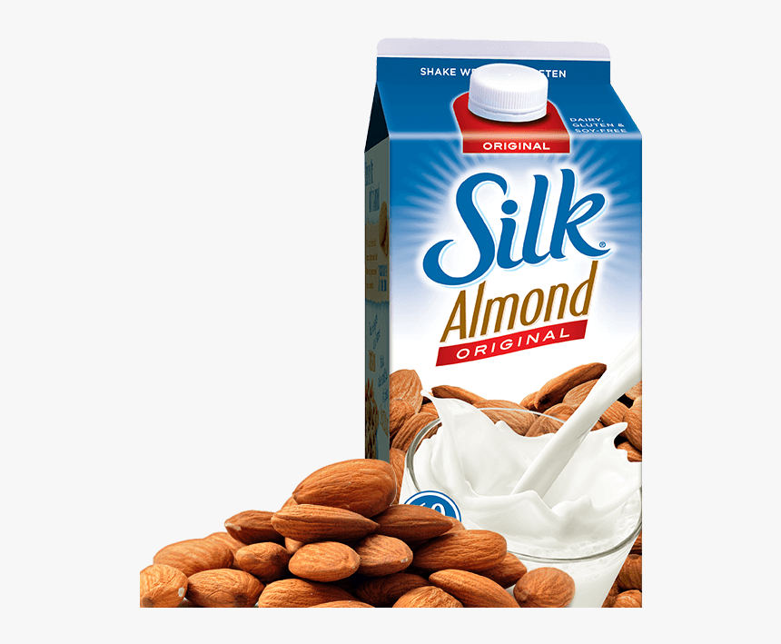 Silk Almond Milk Unsweetened, HD Png Download