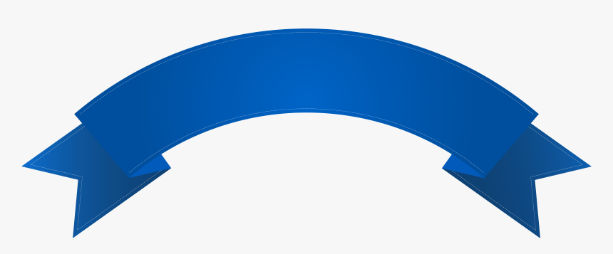 Banner Clipart Png - Blue Ribbon Banner Png, Transparent Png