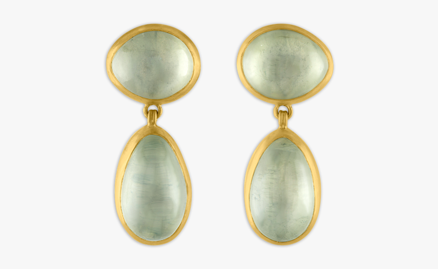 Green Mango Moonstone Amphora Earrings - Earrings, HD Png Download