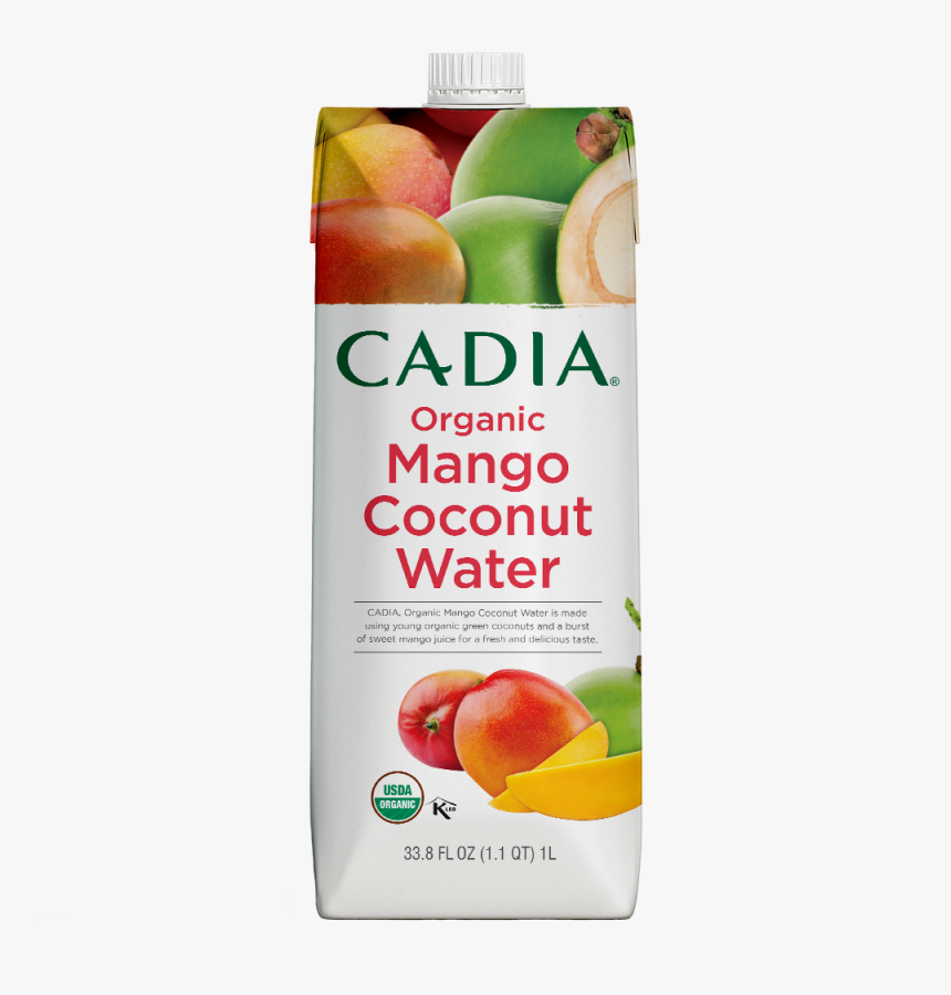 Cadia Organic Pineapple & Mango Coconut Water, HD Png Download