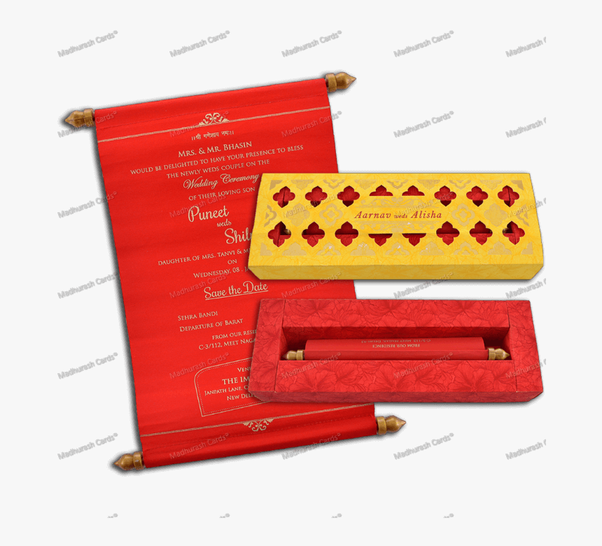 Bombay Bold Die Cutting Wedding Die Screen Cards In, HD Png Download