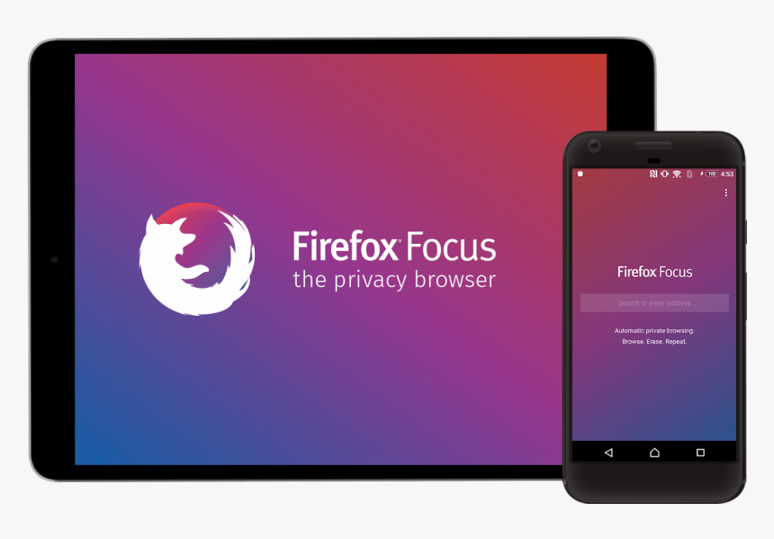 Focus Light Surfer - Firefox Focus, HD Png Download