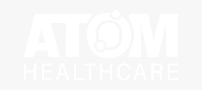 Atomhealthcare White Logo Sm - Graphic Design, HD Png Download