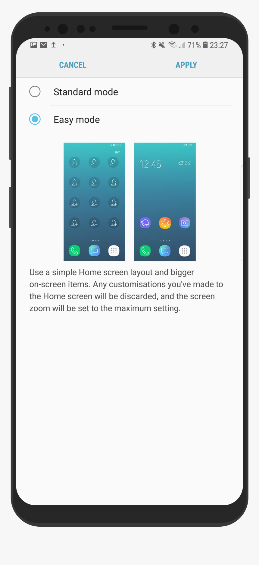S9 On Home Screen, HD Png Download