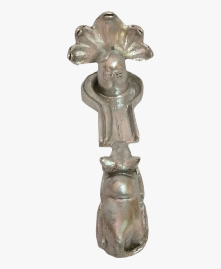पांच फण युक्त पारद शिवलिंग एवं नंदी - Bronze Sculpture, HD Png Download