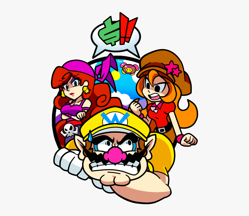 Anime, Wario Land, Warioware, Wario, Mona , Captain - Wario Mona And Captain Syrup, HD Png Download