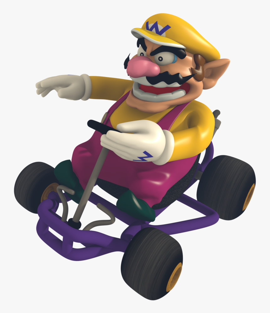 Wario In Mario Kart, HD Png Download