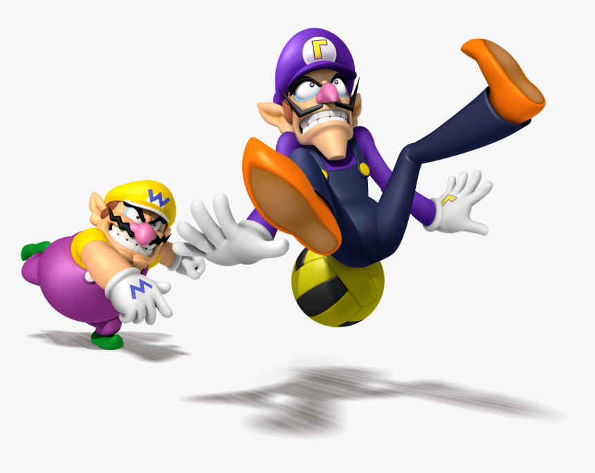Transparent Waluigi Png - Mario Sports Mix Wario And Waluigi, Png Download