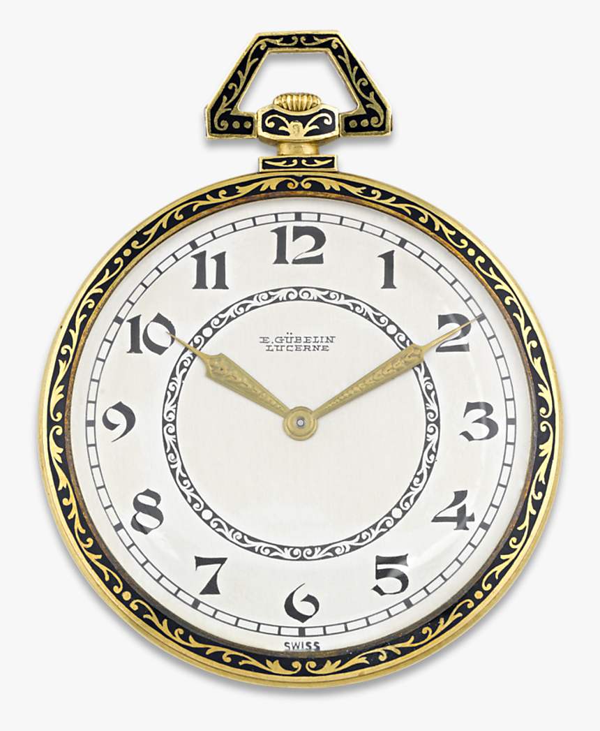 Audemars Piguet Pocket Watch Retailed By Gübelin - Half Past 6 Clock, HD Png Download
