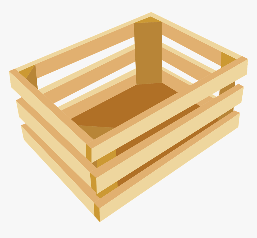 Caixote De Madeira Desenho, HD Png Download