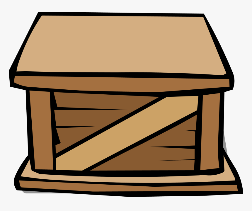Wooden Club Penguin Wiki - Crate Clipart Png, Transparent Png