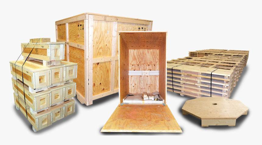 Transparent Wooden Crate Png - Cabinetry, Png Download