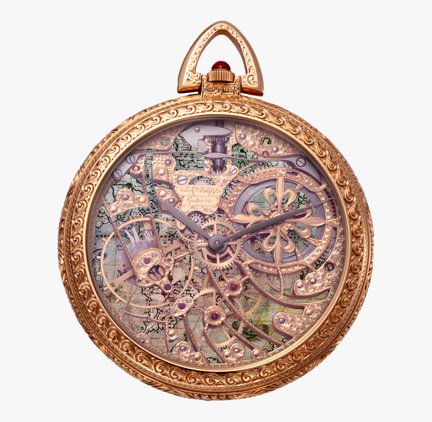Transparent Steampunk Clock Png - Steampunk Pocket Watch No Background, Png Download