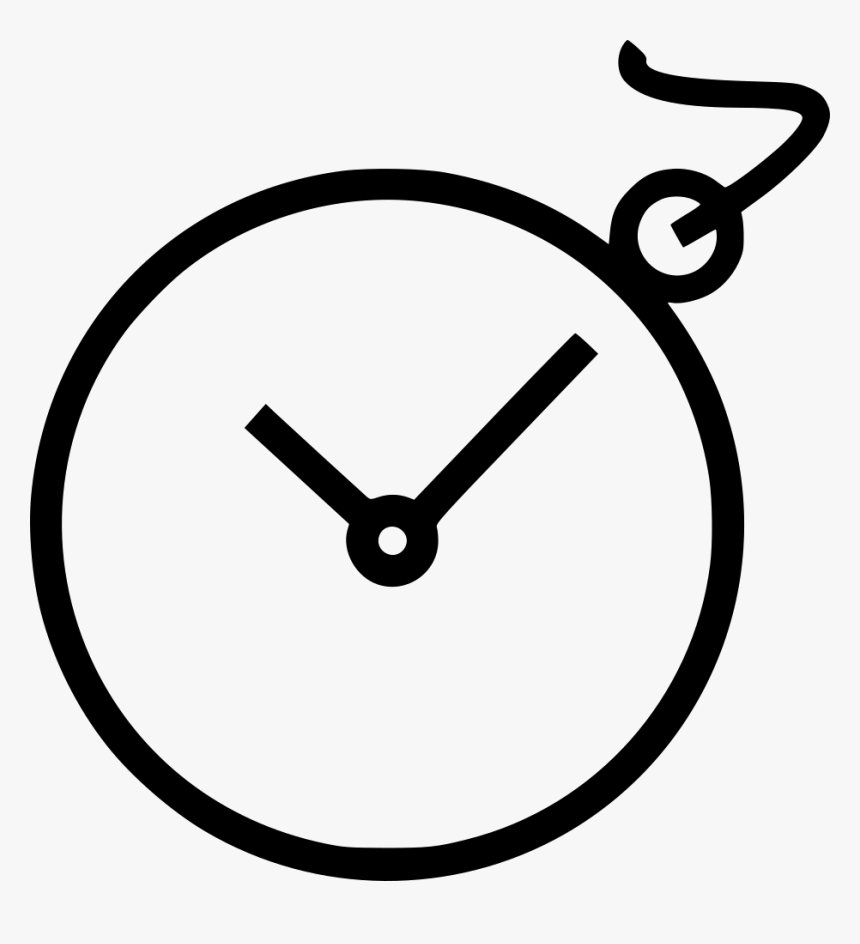 Pocket Watch - Brain Timer Icon Png, Transparent Png