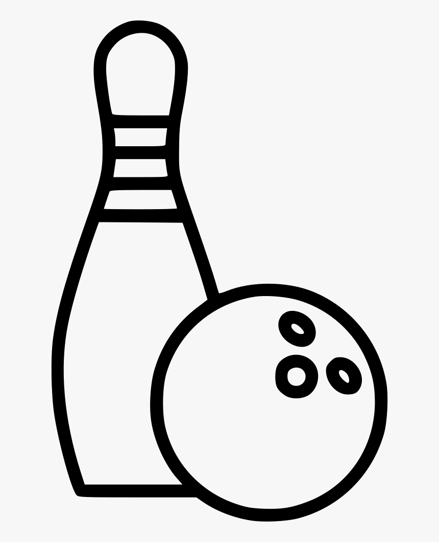Bowling - Line Art, HD Png Download