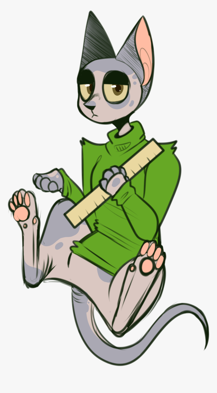 “cat Baldi Cuz I Think Hed Be A Sphinx
” - Baldi As A Cat, HD Png Download