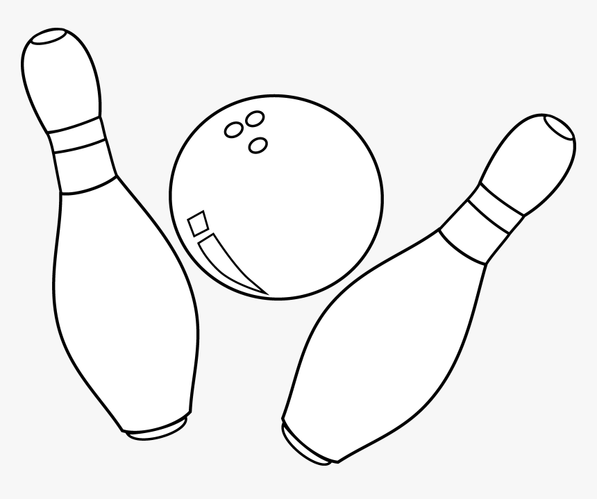 Bowling Line Art, HD Png Download