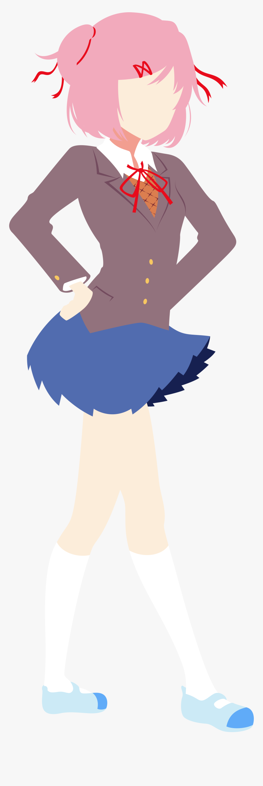 Transparent Doki Doki Literature Club Png - Doki Doki Literature Club Natsuki Base, Png Download