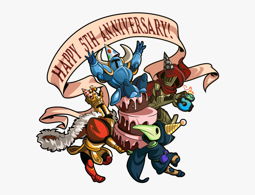 Shovel Knight 5th Anniversary, HD Png Download