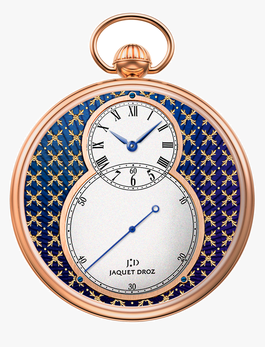 Jaquet Droz Pocket Watch Paillonnee Red Gold 50 Mm - Watch, HD Png Download